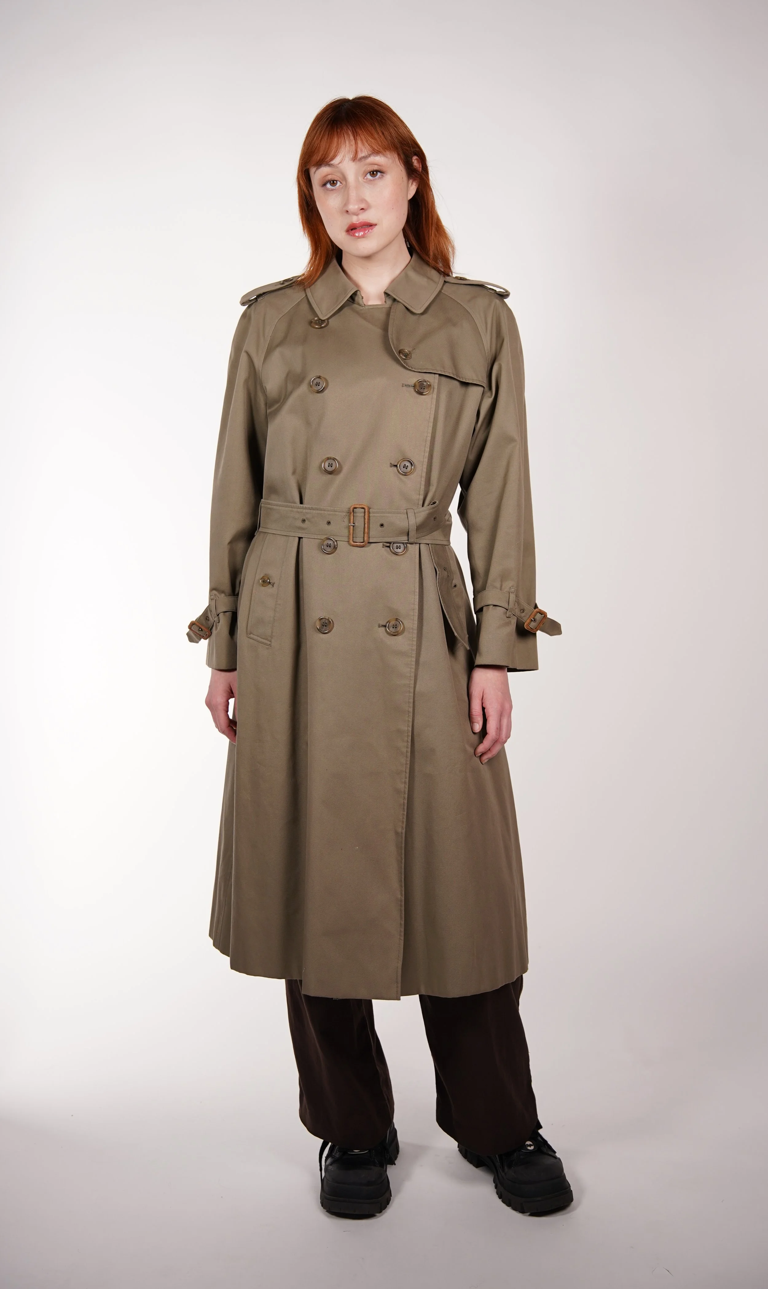 トレンチコート Burberry Classic Double-Breasted Trench Coat Burberry Vintage Double Breasted Trench Coat — Check It Vintage